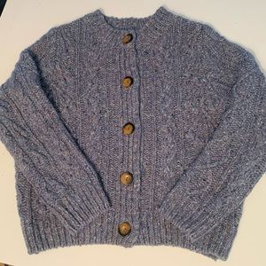 Doen Verona cardigan in Larkspur